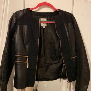 Guess leather jacket, small
